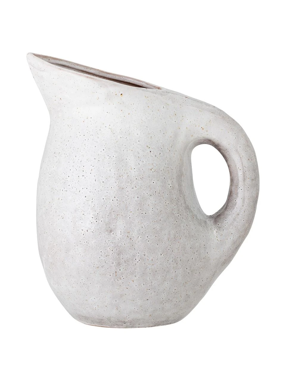 Bloomingville Großer Krug Taupe mit handgefertigter Sprenkelglasur, 3 L, Ø 16 x H 24 cm, 3 L 1 Bloomingville Großer Krug Taupe mit handgefertigter Sprenkelglasur, 3 L, Ø 16 x H 24 cm, 3 L