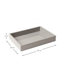 Westwing Collection Großes Hochglanz-Tablett Hayley in Grau, B 24 x T 33 cm 8 Westwing Collection Großes Hochglanz-Tablett Hayley in Grau, B 24 x T 33 cm -Küche Geschäft Grosses Hochglanz Tablett Hayley in Grau 2