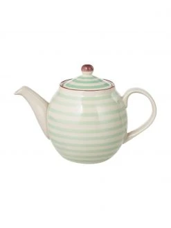 Bloomingville Handbemalte Teekanne Patrizia mit verspieltem Muster, 1.2 L