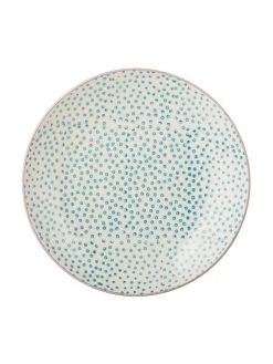 Bloomingville Handbemalter Brotteller Patrizia mit verspieltem Muster, 3er-Set, Ø 16 cm -Küche Geschäft Handbemalter Brotteller Patrizia mit verspieltem Muster 3er Set 5