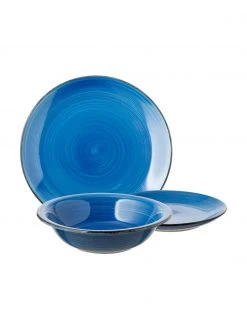 Villa D'Este Home Tivoli Handbemaltes Geschirr-Set Baita in Blautönen, 6 Personen (18-tlg.), Set mit verschiedenen Größen 4 Villa D'Este Home Tivoli Handbemaltes Geschirr-Set Baita in Blautönen, 6 Personen (18-tlg.), Set mit verschiedenen Größen -Küche Geschäft Handbemaltes Geschirr Set Baita in Blautonen 6 Personen 18 tlg 4