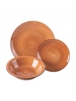 Villa D'Este Home Tivoli Handbemaltes Geschirr-Set Baita in Terrakottatönen, 6 Personen (18-tlg.), Set mit verschiedenen Größen 10 Villa D'Este Home Tivoli Handbemaltes Geschirr-Set Baita in Terrakottatönen, 6 Personen (18-tlg.), Set mit verschiedenen Größen -Küche Geschäft Handbemaltes Geschirr Set Baita in Terrakottatonen 6 Personen 18 tlg 4