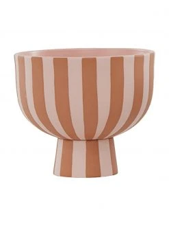 OYOY Living Design Handgefertigte Obstschale Toppu in Karamell/Rosa, Ø 13 x H 15 cmNur noch wenige verfügbar