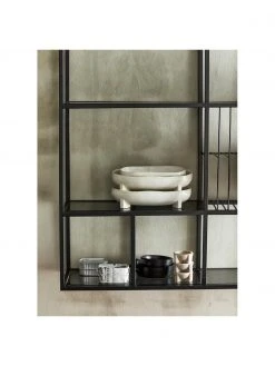 Nordal Handgefertigte Servierschale Pemba aus Keramik in Cremefarben, in verschiedenen Größen, L 23 x B 14 cm -Küche Geschäft Handgefertigte Servierschale Pemba aus Keramik in Cremefarben in verschiedenen Grossen 3