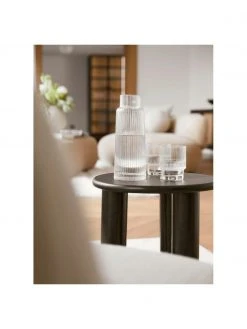 Küche Verkaufsladen -Küche Geschäft Handgefertigte Wasserglaser Minna mit Rillenrelief 4 Stuck 1