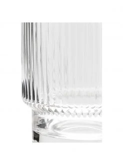 Westwing Collection Handgefertigte Wassergläser Minna mit Rillenrelief und Goldrand, 4 Stück, Ø 8 x H 10 cm, 300 ml 11 Westwing Collection Handgefertigte Wassergläser Minna mit Rillenrelief und Goldrand, 4 Stück, Ø 8 x H 10 cm, 300 ml -Küche Geschäft Handgefertigte Wasserglaser Minna mit Rillenrelief und Goldrand 4 Stuck 5