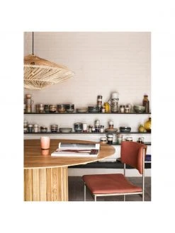 HKliving Handgemachte Becher 70's im Retro Style, 4er-Set, Ø 8 x H 13 cm -Küche Geschäft Handgemachte Becher 70s im Retro Style 4er Set 5