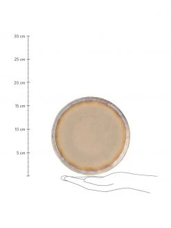 Handgemachte Dessertteller Nomimono in Beige/Grau, 2 Stück, Ø 17 cm 8 Handgemachte Dessertteller Nomimono in Beige/Grau, 2 Stück, Ø 17 cm -Küche Geschäft Handgemachte Dessertteller Nomimono in BeigeGrau 2 Stuck 2