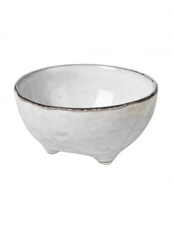 Broste Copenhagen Handgemachte Dipschälchen Nordic Sand Ø 11 aus Steingut, 4 Stück, Ø 11 x H 6 cm