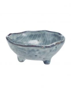 Broste Copenhagen Handgemachte Dipschalen Nordic Sea aus Steingut, 4 Stück, Ø 8 x H 4 cm