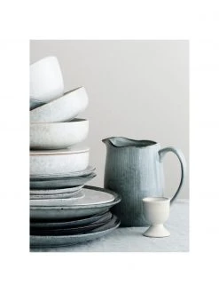 Broste Copenhagen Handgemachte Eierbecher Nordic Sand aus Steingut, 2 Stück, Ø 5 x H 6 cm -Küche Geschäft Handgemachte Eierbecher Nordic Sand aus Steingut 2 Stuck 3