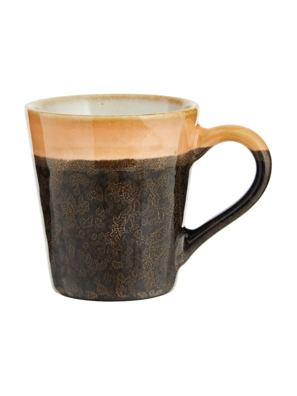 HKliving Handgemachte Espressotassen 70's im Retro Style, 4er-Set, Ø 6 x H 6 cm, 80 ml 6 HKliving Handgemachte Espressotassen 70's im Retro Style, 4er-Set, Ø 6 x H 6 cm, 80 ml – Bild 6