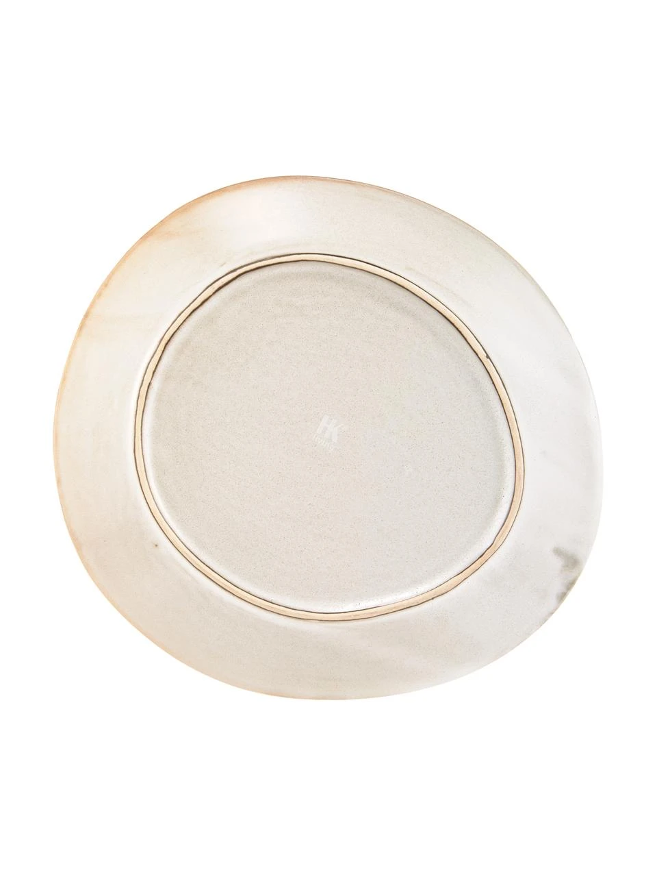 HKliving Handgemachte Frühstücksteller 70's im Retro Style, 2 Stück, Ø 22 cm 5 HKliving Handgemachte Frühstücksteller 70's im Retro Style, 2 Stück, Ø 22 cm – Bild 5