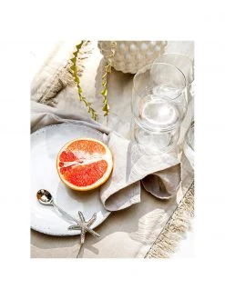 Broste Copenhagen Handgemachte Frühstücksteller Nordic Sand aus Steingut, 4 Stück, Ø 20 x H 3 cm -Küche Geschäft Handgemachte Fruhstucksteller Nordic Sand aus Steingut 4 Stuck 2