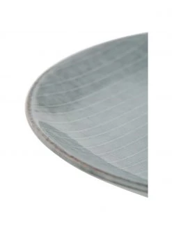 Broste Copenhagen Handgemachte Fr&uuml;hst&uuml;cksteller Nordic Sea aus Steingut, 4 St&uuml;ck, Ø 20 x H 3 cm -Küche Geschäft Handgemachte Fruhstucksteller Nordic Sea aus Steingut 4 Stuck 5