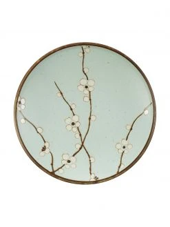 Tokyo Design Studio Handgemachte Frühstücksteller Soshun aus Steingut, 2 Stück, Ø 20 cm