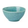 Westwing Collection Handgemachte Müslischale Anthia aus Steingut mit reaktiver Glasur in Türkis, 2 Stück, Ø 15 x H 8 cm