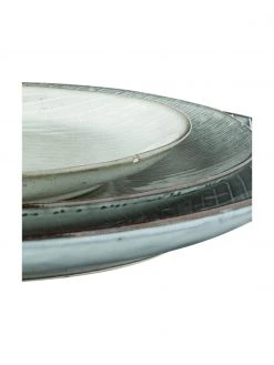 Broste Copenhagen Handgemachte Platzteller Nordic Sea Ø 31 cm aus Steingut, 4 Stück, Ø 31 cm 5 Broste Copenhagen Handgemachte Platzteller Nordic Sea Ø 31 cm aus Steingut, 4 Stück, Ø 31 cm -Küche Geschäft Handgemachte Platzteller Nordic Sea O 31 cm aus Steingut 4 Stuck 5