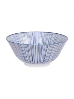 Tokyo Design Studio Handgemachte Porzellan-Sch&auml;lchen Nippon in Blau/Wei&szlig;, 4-er Set, Ø 15 x H 7 cm -Küche Geschäft Handgemachte Porzellan Schalchen Nippon in BlauWeiss 4 er Set 5