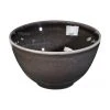 Broste Copenhagen Handgemachte Schälchen Nordic Coal Ø 15 cm aus Steingut, 4 Stück, Ø 15 x H 8 cm