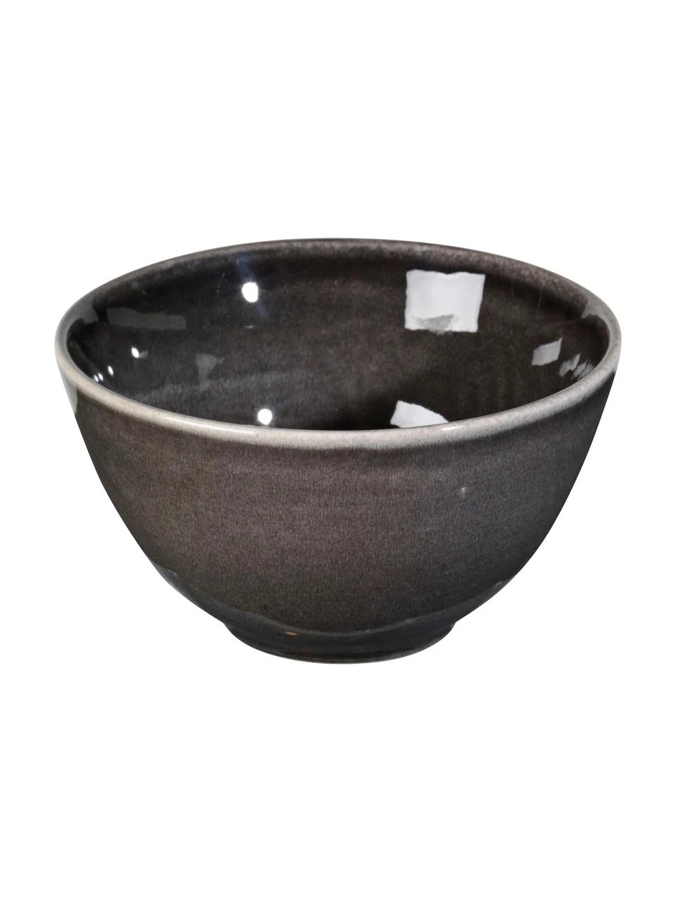 Broste Copenhagen Handgemachte Schälchen Nordic Coal Ø 15 cm aus Steingut, 4 Stück, Ø 15 x H 8 cm 1 Broste Copenhagen Handgemachte Schälchen Nordic Coal Ø 15 cm aus Steingut, 4 Stück, Ø 15 x H 8 cm