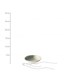 HKliving Handgemachte Schalen 70's, 2 Stück, B 21 x H 5 cm -Küche Geschäft Handgemachte Schalen 70s 2 Stuck 2