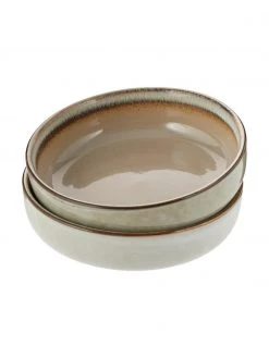 Handgemachte Schalen Nomimono Ø 18 cm in Beige/Grau, 2 Stück, Ø 18 x H 6 cm 10 Handgemachte Schalen Nomimono Ø 18 cm in Beige/Grau, 2 Stück, Ø 18 x H 6 cm -Küche Geschäft Handgemachte Schalen Nomimono O 18 cm in BeigeGrau 2 Stuck 4