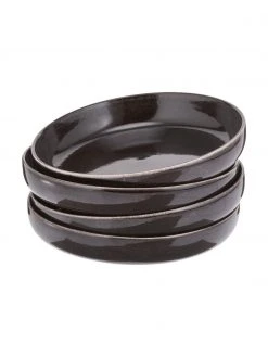 Broste Copenhagen Handgemachte Schalen Nordic Coal Ø 22 cm aus Steingut, 4 Stück, Ø 22 x H 5 cm 9 Broste Copenhagen Handgemachte Schalen Nordic Coal Ø 22 cm aus Steingut, 4 Stück, Ø 22 x H 5 cm -Küche Geschäft Handgemachte Schalen Nordic Coal O 22 cm aus Steingut 4 Stuck 3