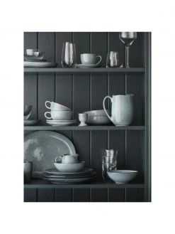 Broste Copenhagen Handgemachte Schalen Nordic Sea Ø 17 cm aus Steingut, 4 Stück, Ø 17 cmNur noch wenige verfügbar -Küche Geschäft Handgemachte Schalen Nordic Sea O 17 cm aus Steingut 4 Stuck 3