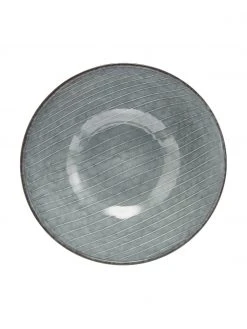 Broste Copenhagen Handgemachte Schalen Nordic Sea Ø 17 cm aus Steingut, 4 Stück, Ø 17 x H 6 cm -Küche Geschäft Handgemachte Schalen Nordic Sea O 17 cm aus Steingut 4 Stuck 8