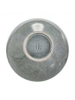 Broste Copenhagen Handgemachte Schalen Nordic Sea Ø 17 cm aus Steingut, 4 Stück, Ø 17 x H 6 cm -Küche Geschäft Handgemachte Schalen Nordic Sea O 17 cm aus Steingut 4 Stuck 9