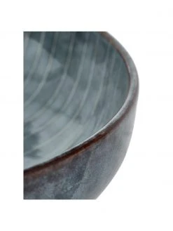 Broste Copenhagen Handgemachte Schalen Nordic Sea &Oslash; 22 cm aus Steingut, 4 St&uuml;ck, Ø 22 x H 5 cm -Küche Geschäft Handgemachte Schalen Nordic Sea O 22 cm aus Steingut 4 Stuck 4