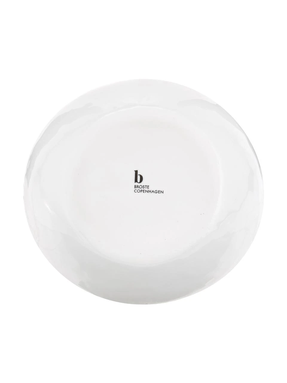 Broste Copenhagen Handgemachte Schalen Salt Ø 17 cm mit schwarzem Rand, 4 Stück, B 17 x T 15 cm 4 Broste Copenhagen Handgemachte Schalen Salt Ø 17 cm mit schwarzem Rand, 4 Stück, B 17 x T 15 cm – Bild 4