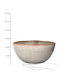 Bloomingville Handgemachte Schüssel Sandrine, Ø 26 cm, Ø 26 x H 17 cmNur noch wenige verfügbar -Küche Geschäft Handgemachte Schussel Sandrine O 26 cm 2