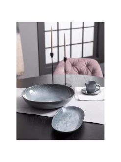 Broste Copenhagen Handgemachte Servierplatte Nordic Sea aus Steingut, L 30 x B 17 cm 9 Broste Copenhagen Handgemachte Servierplatte Nordic Sea aus Steingut, L 30 x B 17 cm -Küche Geschäft Handgemachte Servierplatte Nordic Sea aus Steingut L 30 x B 17 cm 4