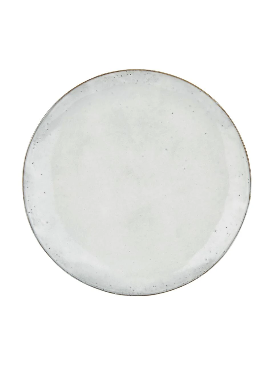 Broste Copenhagen Handgemachte Speiseteller Nordic Sand aus Steingut, 4 Stück, Ø 26 cm 1 Broste Copenhagen Handgemachte Speiseteller Nordic Sand aus Steingut, 4 Stück, Ø 26 cm