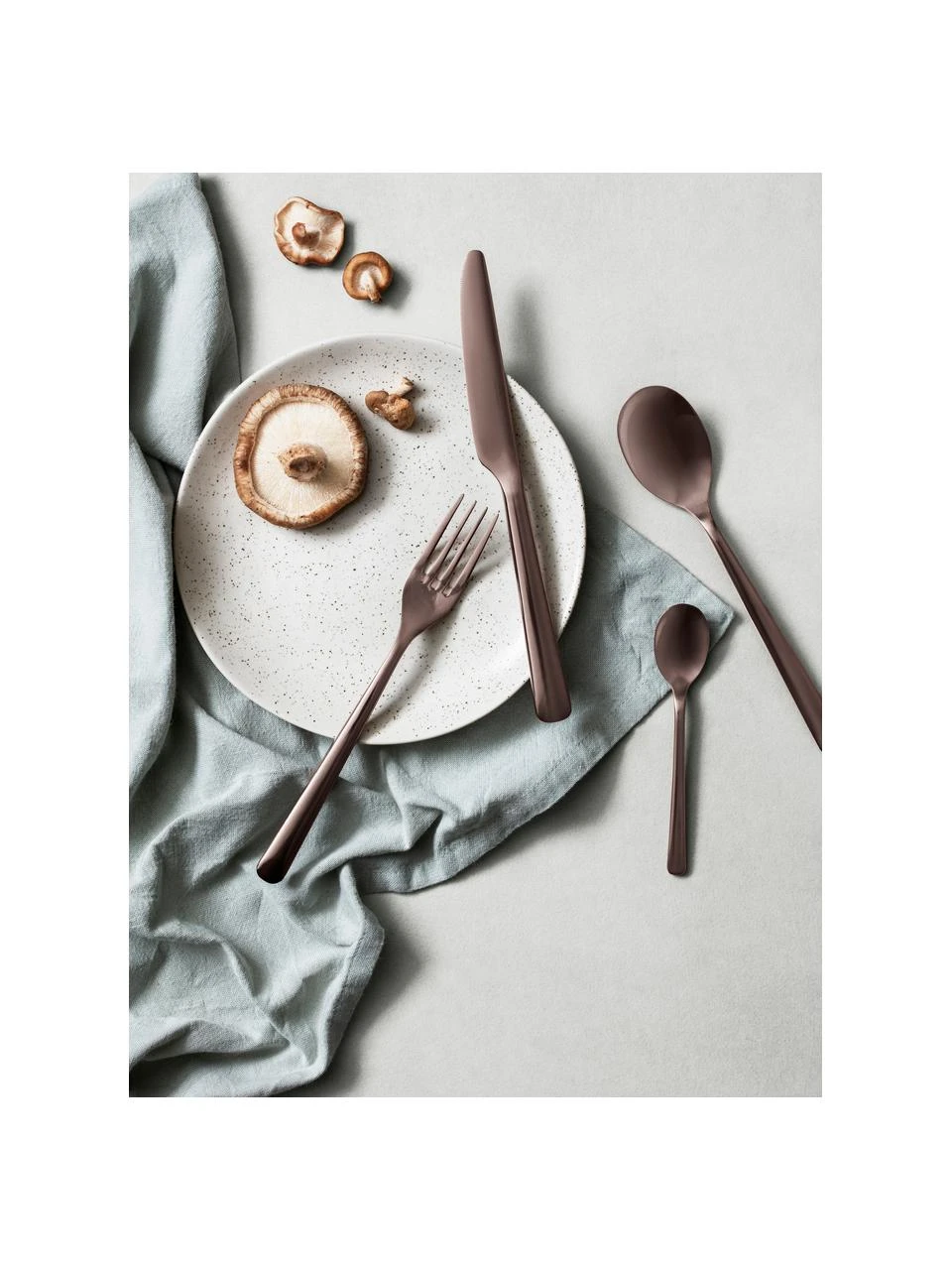 Broste Copenhagen Handgemachte Steingut-Frühstücksteller Nordic Vanilla in Cremeweiß gesprenkelt, 4 Stück, Ø 20 cm 2 Broste Copenhagen Handgemachte Steingut-Frühstücksteller Nordic Vanilla in Cremeweiß gesprenkelt, 4 Stück, Ø 20 cm – Bild 2