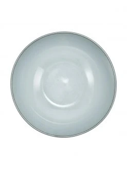 Westwing Collection Handgemachte Steingut-Schalen Thalia in Blaugrau, 2 Stück, Ø 18 x H 6 cm -Küche Geschäft Handgemachte Steingut Schalen Thalia in Blaugrau 2 Stuck 4