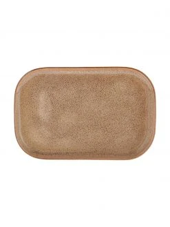 Bloomingville Handgemachte Steingut-Servierplatten Addison L 23 x B 15 cm, 3er-Set -Küche Geschäft Handgemachte Steingut Servierplatten Addison L 23 x B 15 cm 3er Set 5