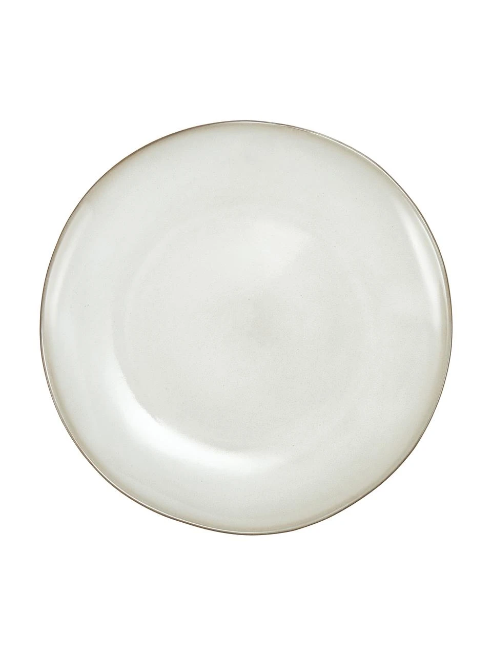 Handgemachte Steingut-Speiseteller Thalia in Beige, 2 Stück, Steingut, Beige, Ø 28 x H 3 cm Westwing Collection Handgemachte Steingut-Speiseteller Thalia in Beige, 2 Stück, Ø 28 x H 3 cm -Küche Geschäft Handgemachte Steingut Speiseteller Thalia in Beige 2 Stuck