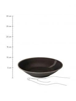 Broste Copenhagen Handgemachte Suppenteller Nordic Coal Ø 22 cm aus Steingut, 4 Stück, Ø 22 x H 5 cm 6 Broste Copenhagen Handgemachte Suppenteller Nordic Coal Ø 22 cm aus Steingut, 4 Stück, Ø 22 x H 5 cm -Küche Geschäft Handgemachte Suppenteller Nordic Coal O 22 cm aus Steingut 4 Stuck 2