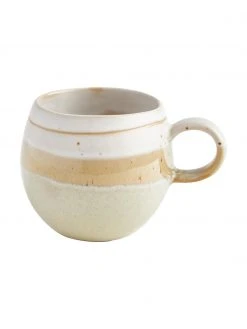 Bloomingville Handgemachte Tasse April mit effektvollen Farbverläufen, Ø 9 x H 8 cm, 275 ml