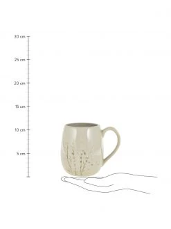 Bloomingville Handgemachte Tasse Bea mit Gräser-Motiv, Ø 10 x H 11 cm, 400 ml 9 Bloomingville Handgemachte Tasse Bea mit Gräser-Motiv, Ø 10 x H 11 cm, 400 ml -Küche Geschäft Handgemachte Tasse Bea mit Graser Motiv 3