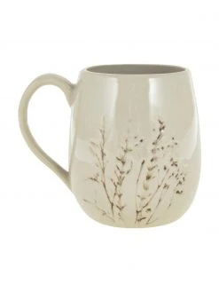 Bloomingville Handgemachte Tasse Bea mit Gräser-Motiv, Ø 10 x H 11 cm, 400 ml 10 Bloomingville Handgemachte Tasse Bea mit Gräser-Motiv, Ø 10 x H 11 cm, 400 ml -Küche Geschäft Handgemachte Tasse Bea mit Graser Motiv 4