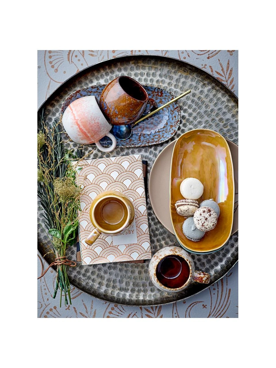 Bloomingville Handgemachte Tasse Paula mit effektvoller Glasur, Ø 9 x H 8 cm, 275 ml 2 Bloomingville Handgemachte Tasse Paula mit effektvoller Glasur, Ø 9 x H 8 cm, 275 ml – Bild 2