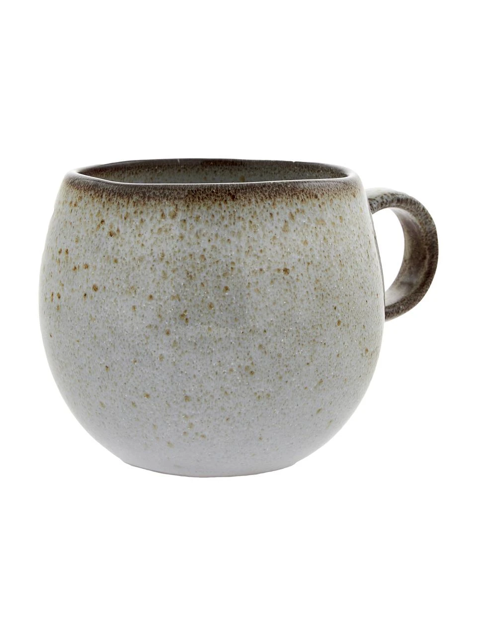 Bloomingville Handgemachte Tasse Sandrine in Beige, Ø 10 x H 10 cm, 400 ml 4 Bloomingville Handgemachte Tasse Sandrine in Beige, Ø 10 x H 10 cm, 400 ml – Bild 4