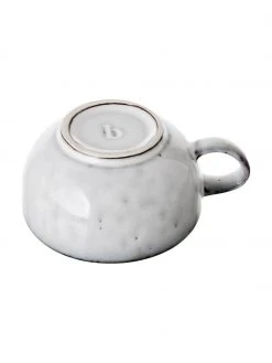 Broste Copenhagen Handgemachte Tasse mit Untertasse Nordic Sand aus Steingut, Ø 11 x H 5 cm, 250 ml 10 Broste Copenhagen Handgemachte Tasse mit Untertasse Nordic Sand aus Steingut, Ø 11 x H 5 cm, 250 ml -Küche Geschäft Handgemachte Tasse mit Untertasse Nordic Sand aus Steingut 4
