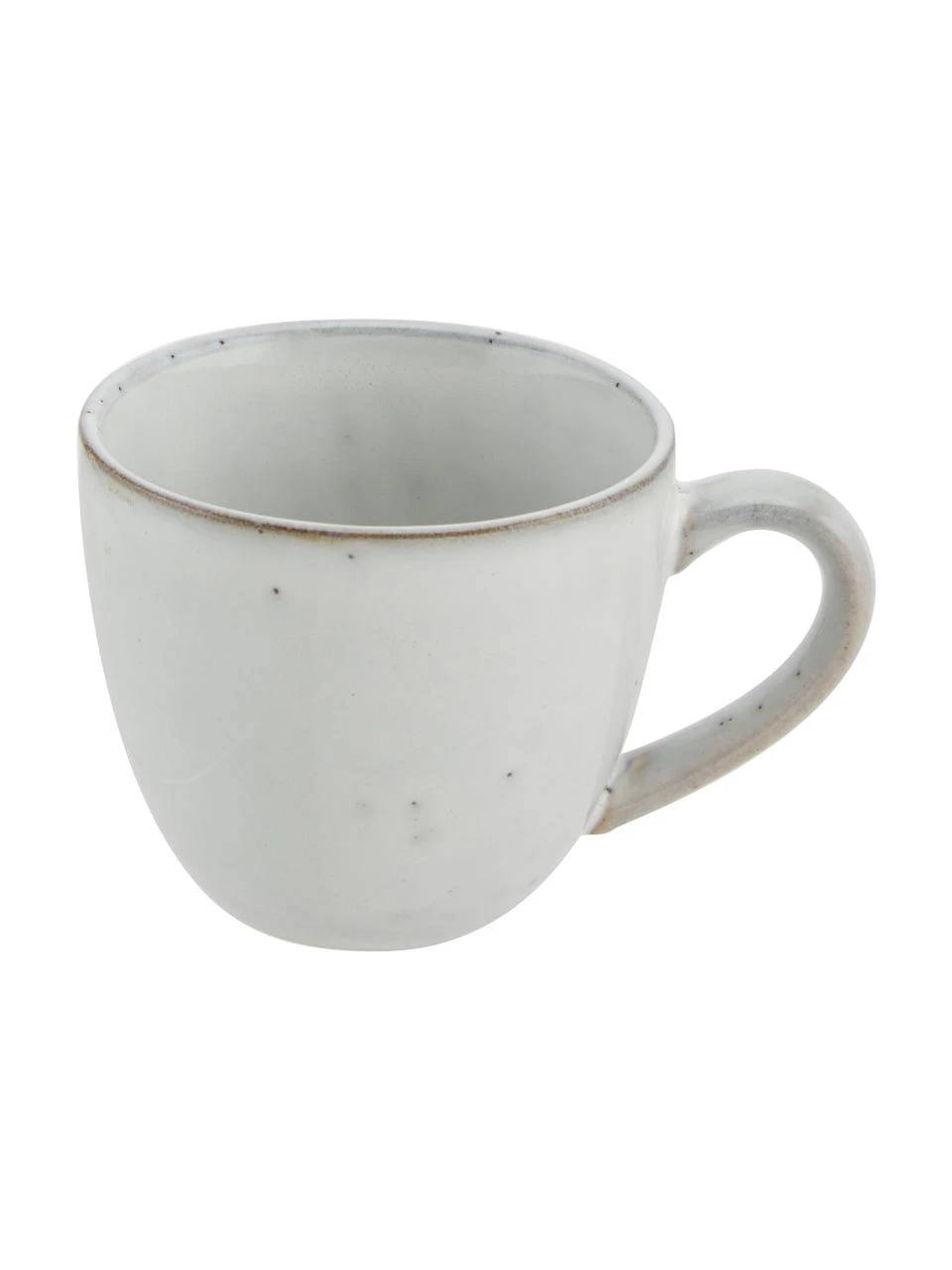 Broste Copenhagen Handgemachte Tasse mit Untertasse Nordic Sand aus Steingut, Ø 8 x H 7 cm, 150 ml 4 Broste Copenhagen Handgemachte Tasse mit Untertasse Nordic Sand aus Steingut, Ø 8 x H 7 cm, 150 ml – Bild 4