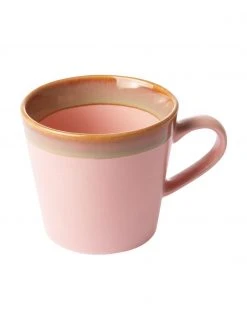 HKliving Handgemachte Tassen 70's im Retro Style, 4 Stück, Ø 12 x H 9 cm, 300 ml 7 HKliving Handgemachte Tassen 70's im Retro Style, 4 Stück, Ø 12 x H 9 cm, 300 ml -Küche Geschäft Handgemachte Tassen 70s im Retro Style 4 Stuck 11