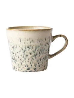 HKliving Handgemachte Tassen 70's im Retro Style, 4 Stück, Ø 12 x H 9 cm, 300 ml -Küche Geschäft Handgemachte Tassen 70s im Retro Style 4 Stuck 3